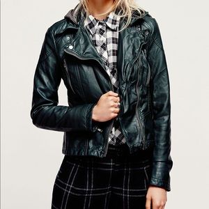Free People Vegan Leather Jacket